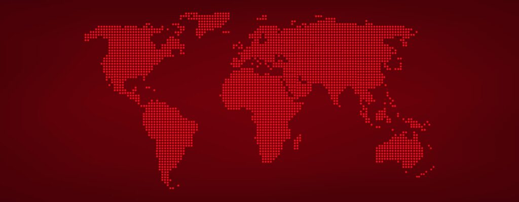 world map pixels